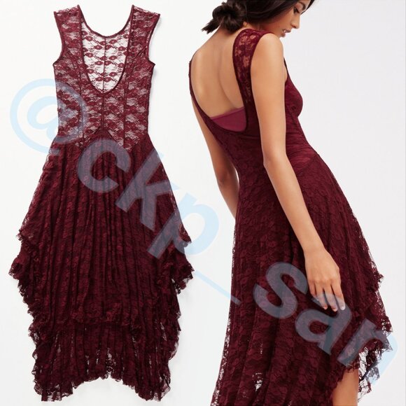 Free People French Courtship Slip Dress Sz S - Picture 5 of 16